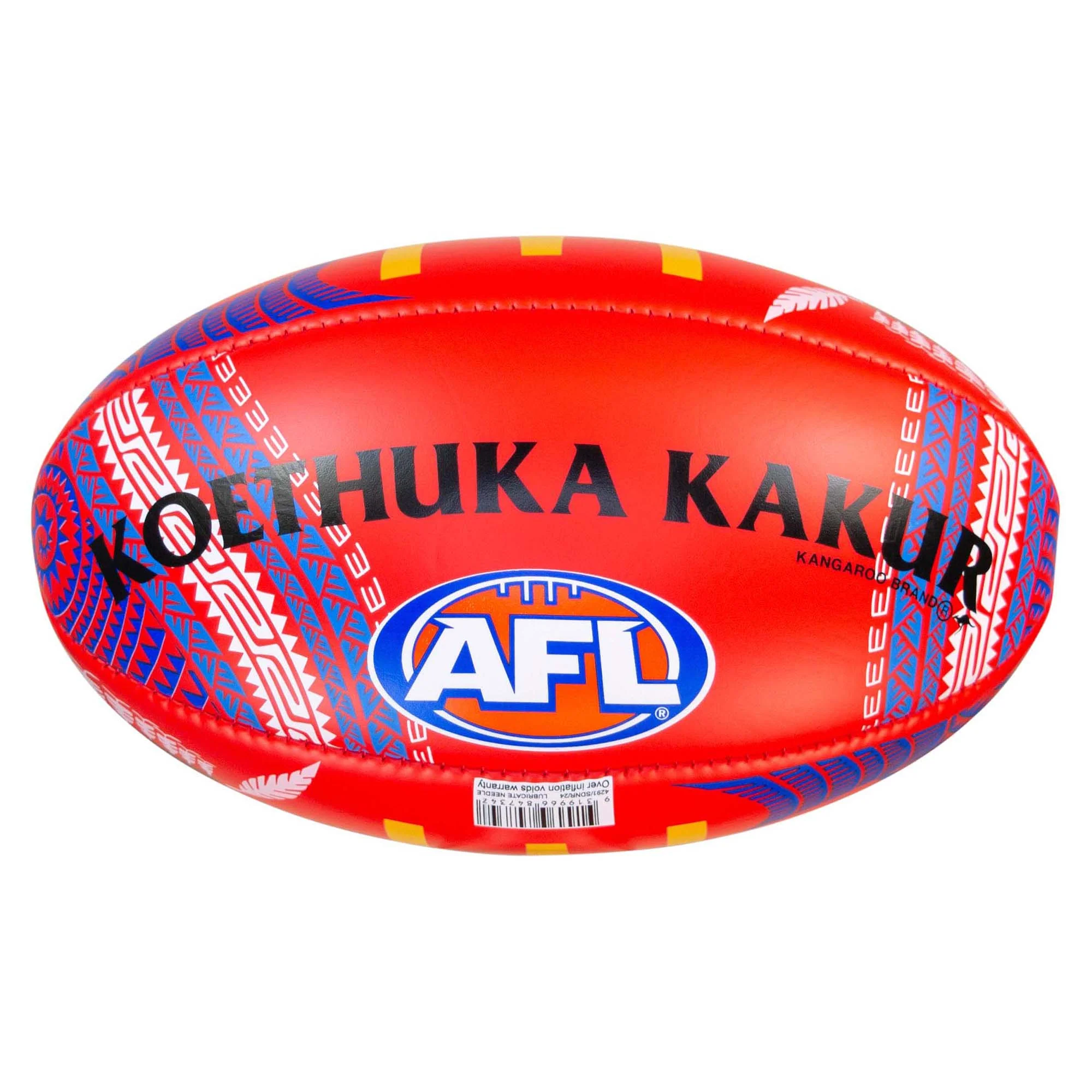 AFL 2025 Sir Doug Nicholls Round Replica Soft Touch Ball - Image 2