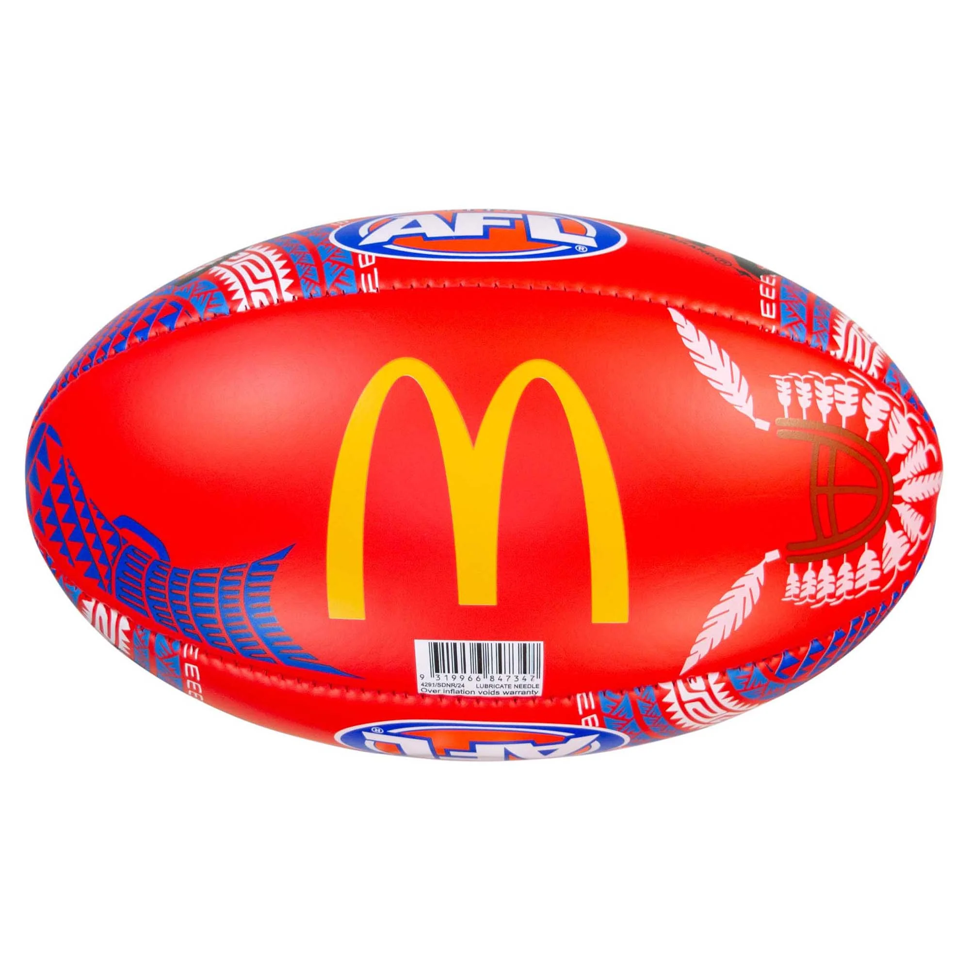 AFL 2025 Sir Doug Nicholls Round Replica Soft Touch Ball - Image 4