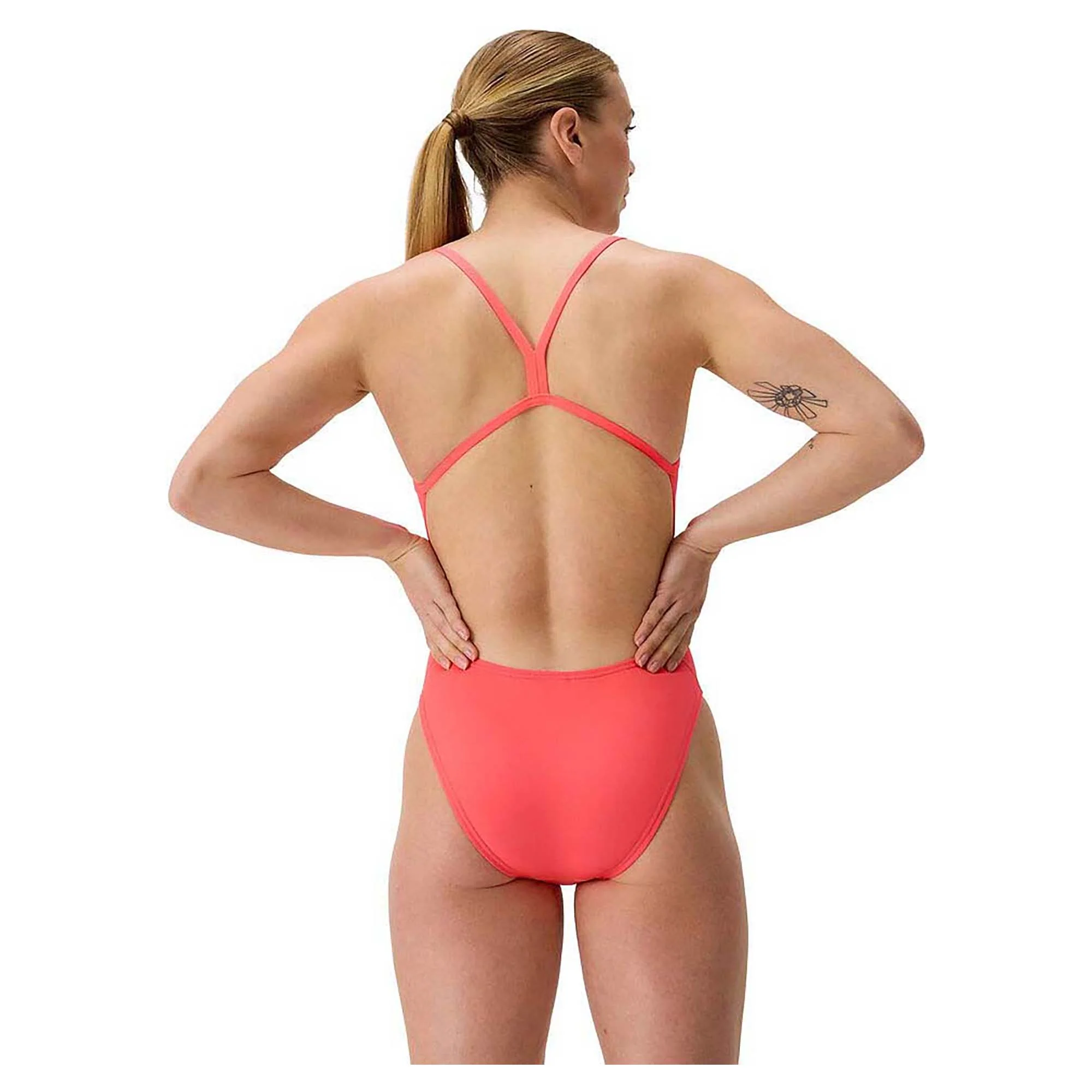 Women's Solid V-Back 2.0 One Piece Swimsuit - Image 2
