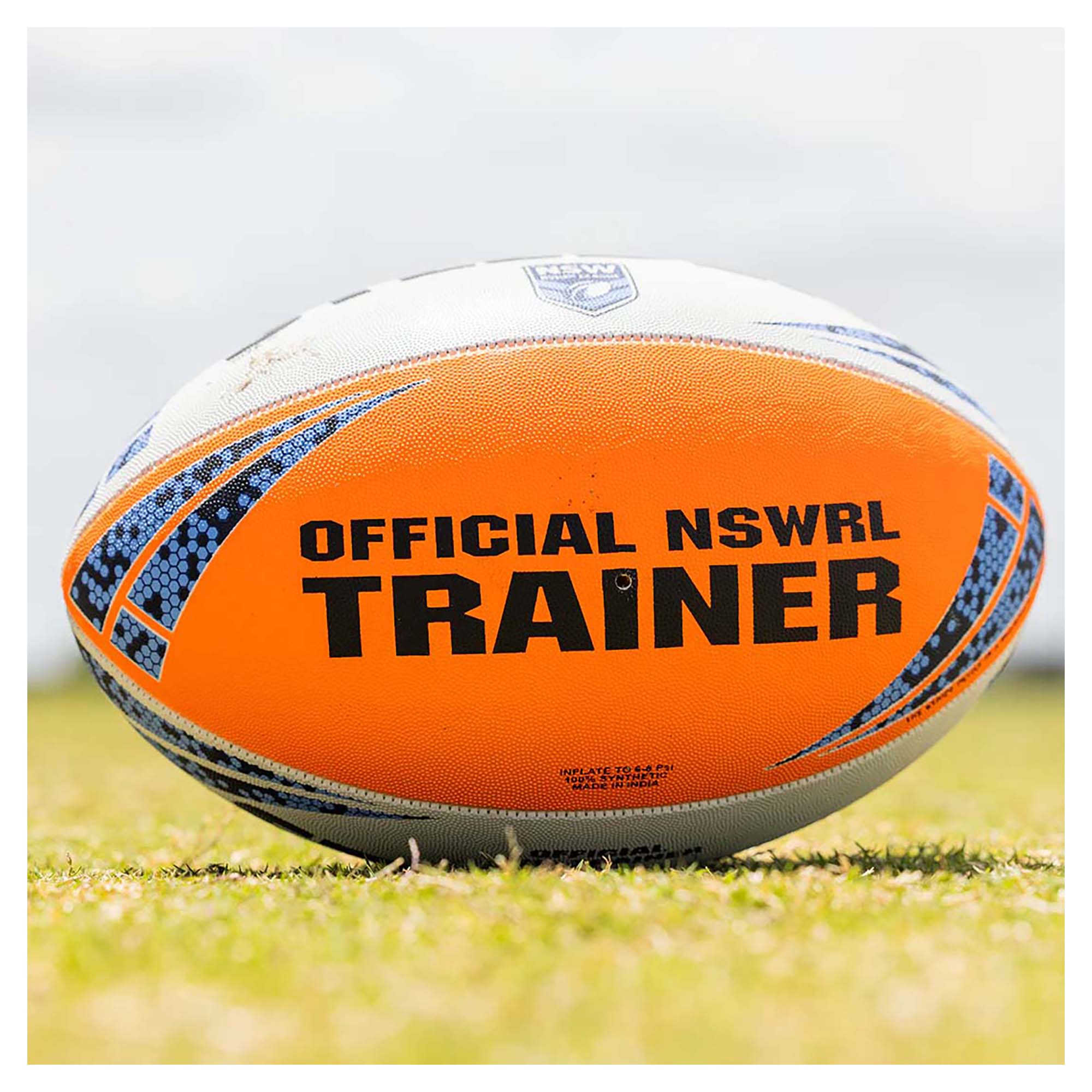NSWRL Training Rugby Ball (Size 5) - Image 3