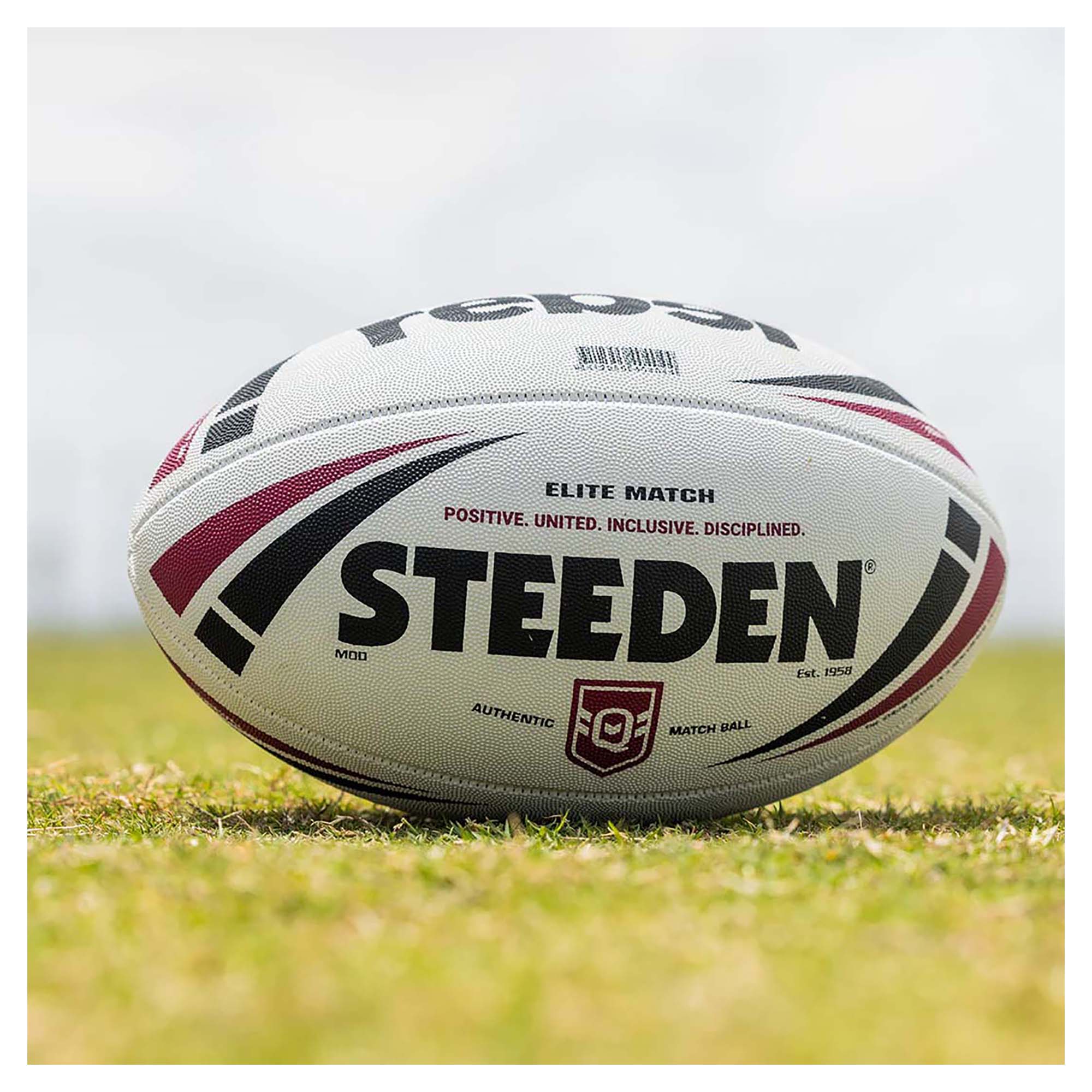 QRL Elite Match Rugby Ball (Size 5) - Image 3