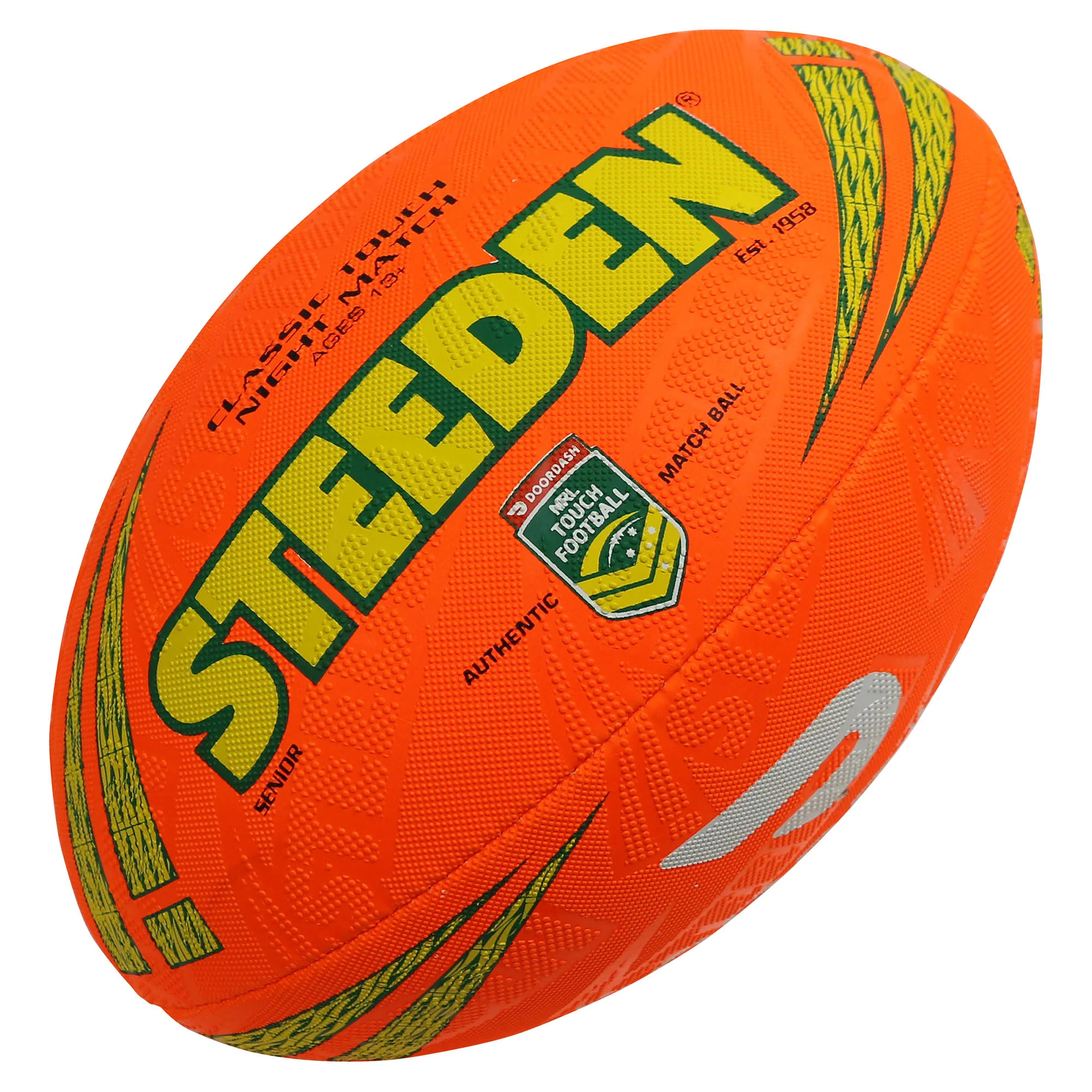 Senior's NRL Classic Touch Night Touch Rugby Ball - Image 2