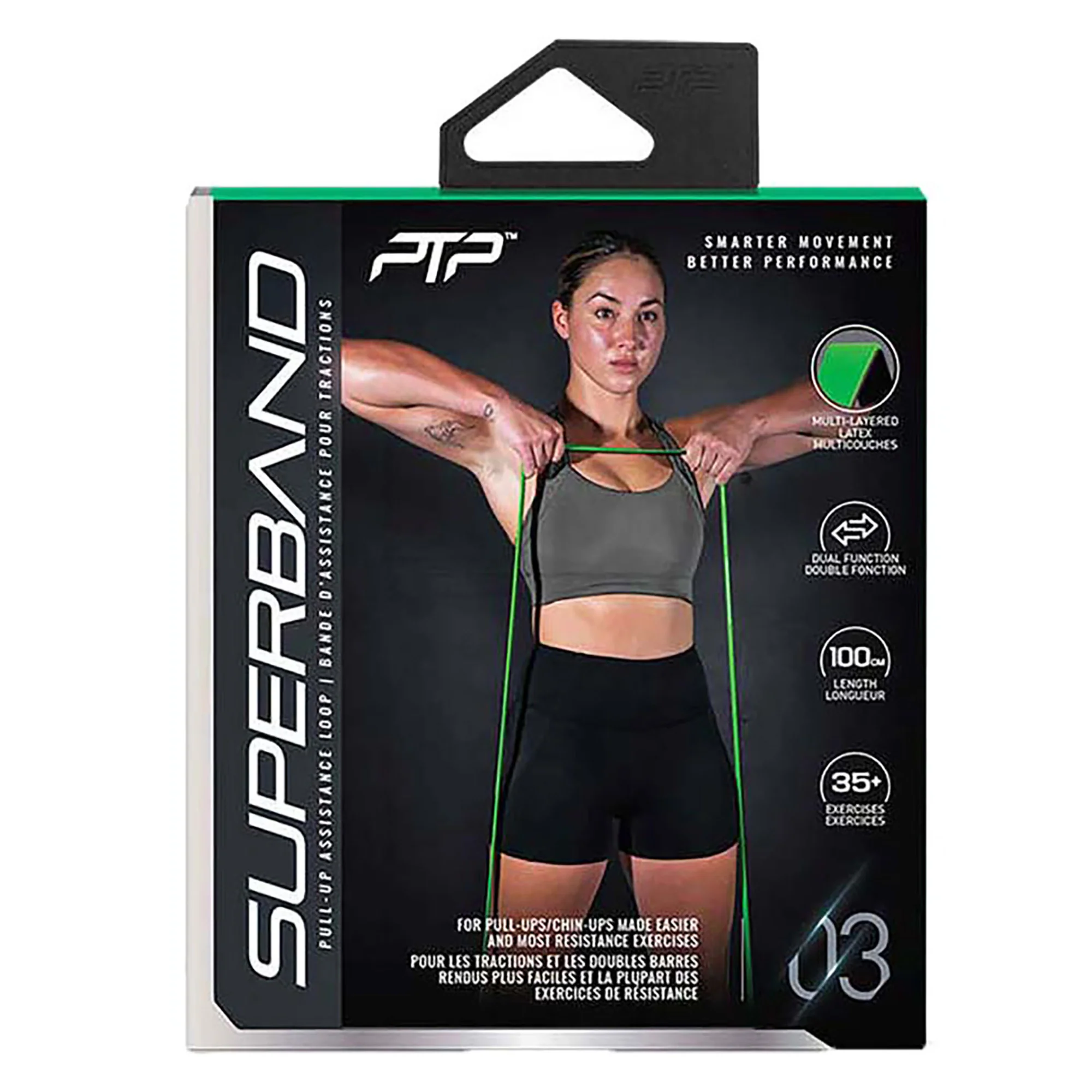 SuperBand Dual Colour Medium Resistance Band - Image 2