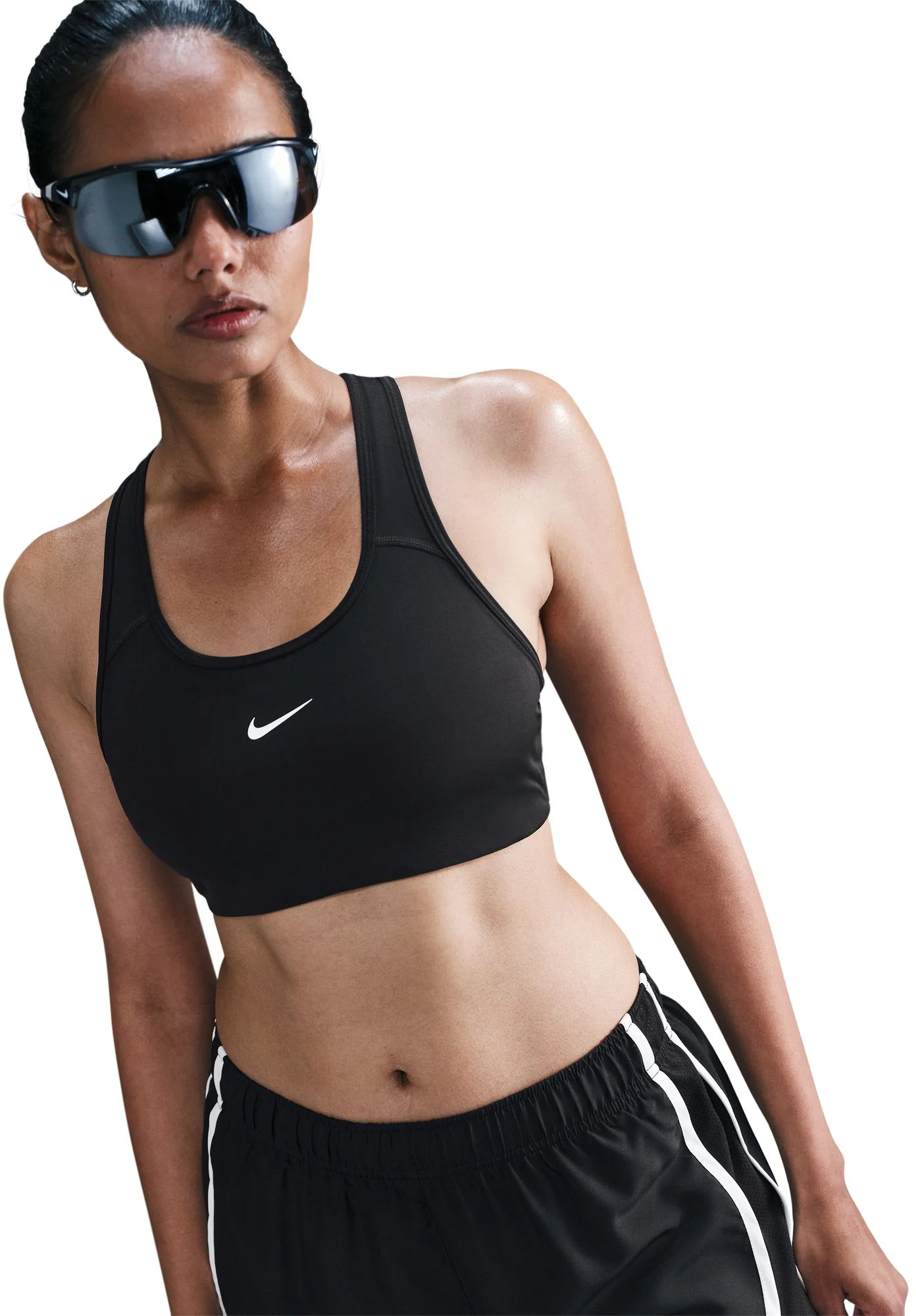 Women's Tempo Dri-FIT Mid-Rise Brief-Lined Running Shorts - Image 3