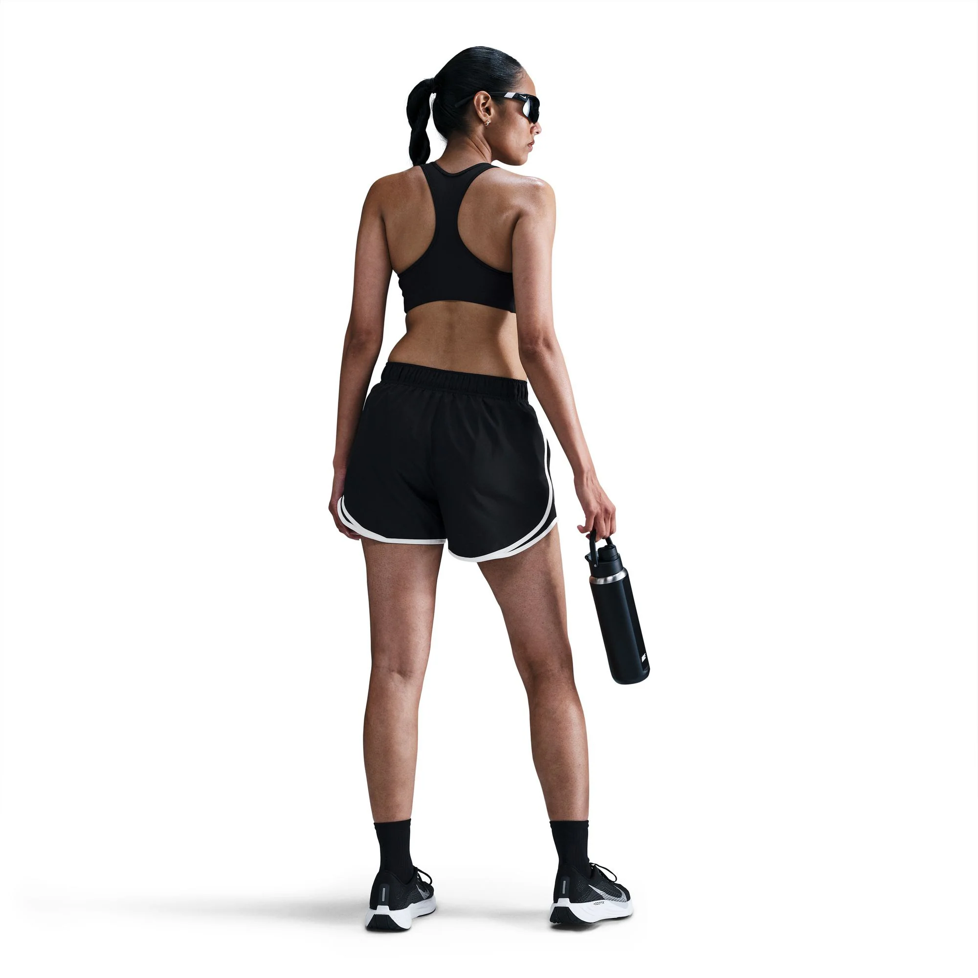 Women's Tempo Dri-FIT Mid-Rise Brief-Lined Running Shorts - Image 6