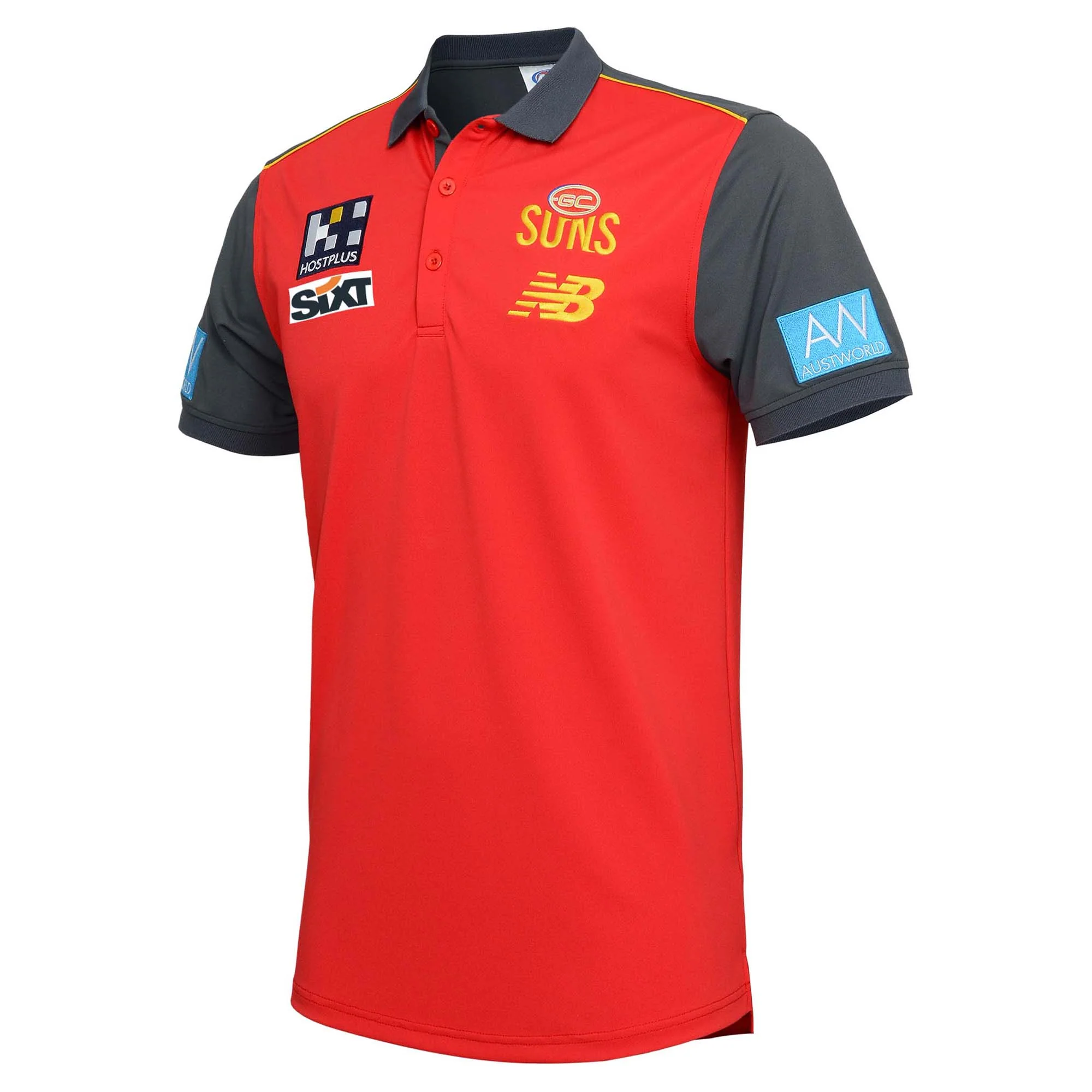Men's AFL Gold Coast Suns Football Club 2026 Media Polo