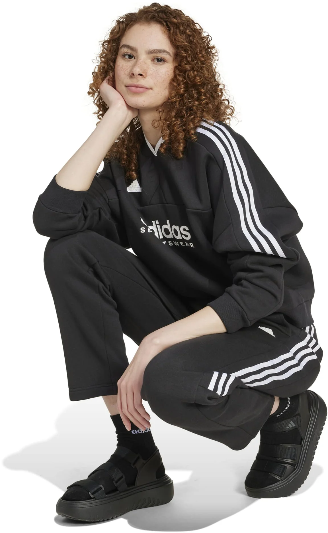 Women's Tiro Cut 3-Stripes Fleece Joggers - Image 6