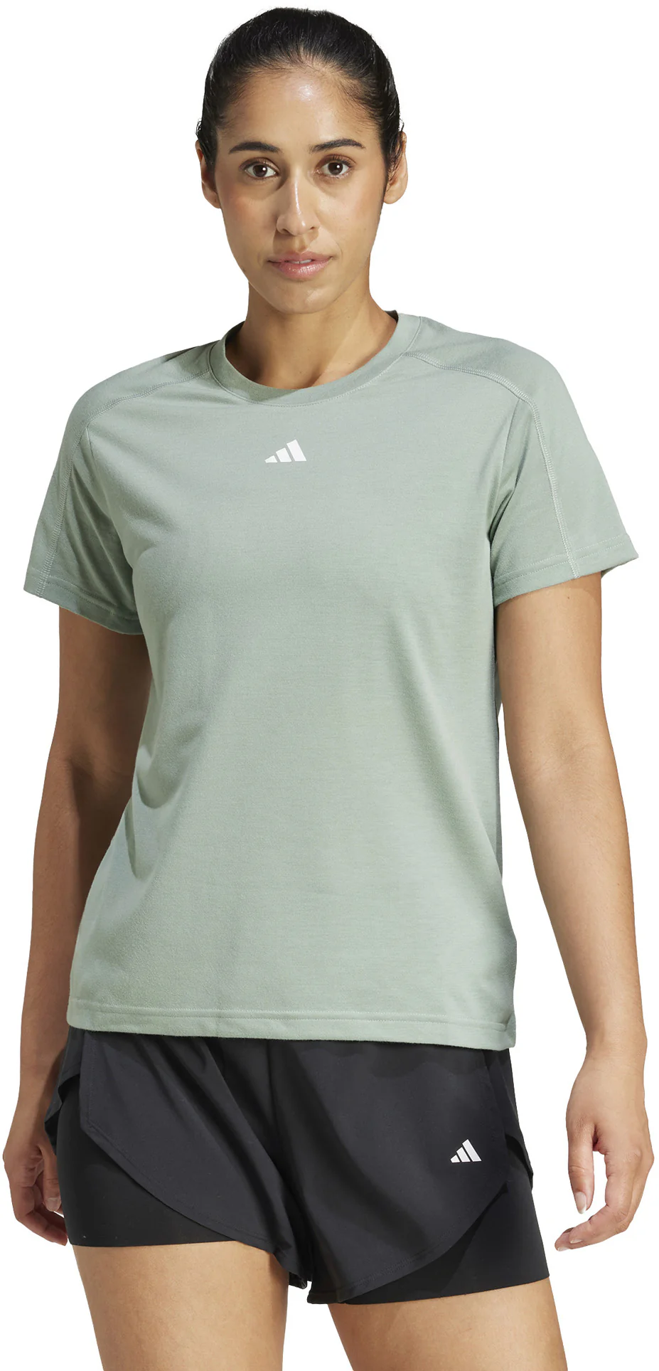 Women's AEROREADY Train Essentials Minimal Branding Crewneck T-Shirt - Image 2