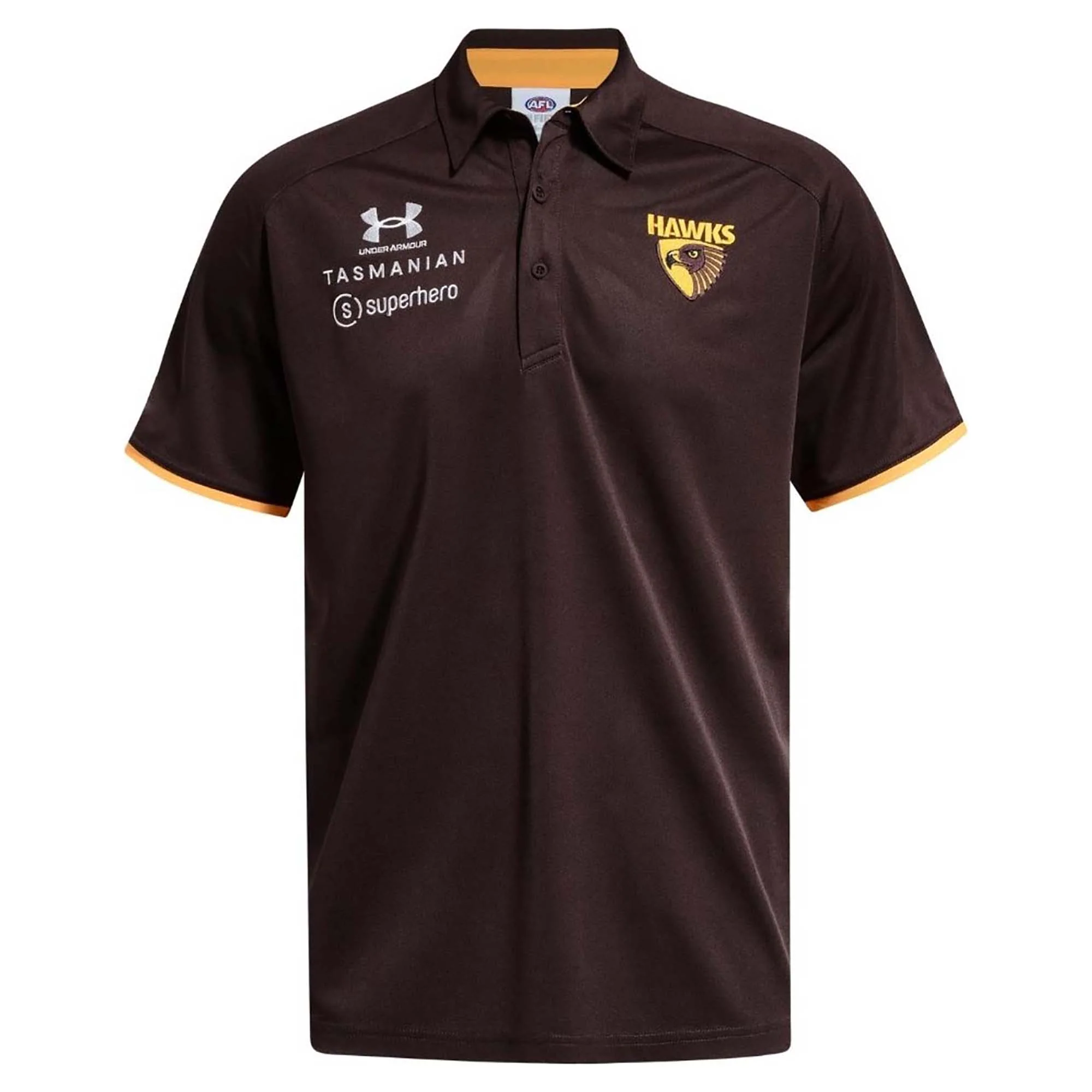 Men's AFL Hawthorn Hawks Football Club 2026 Media Polo