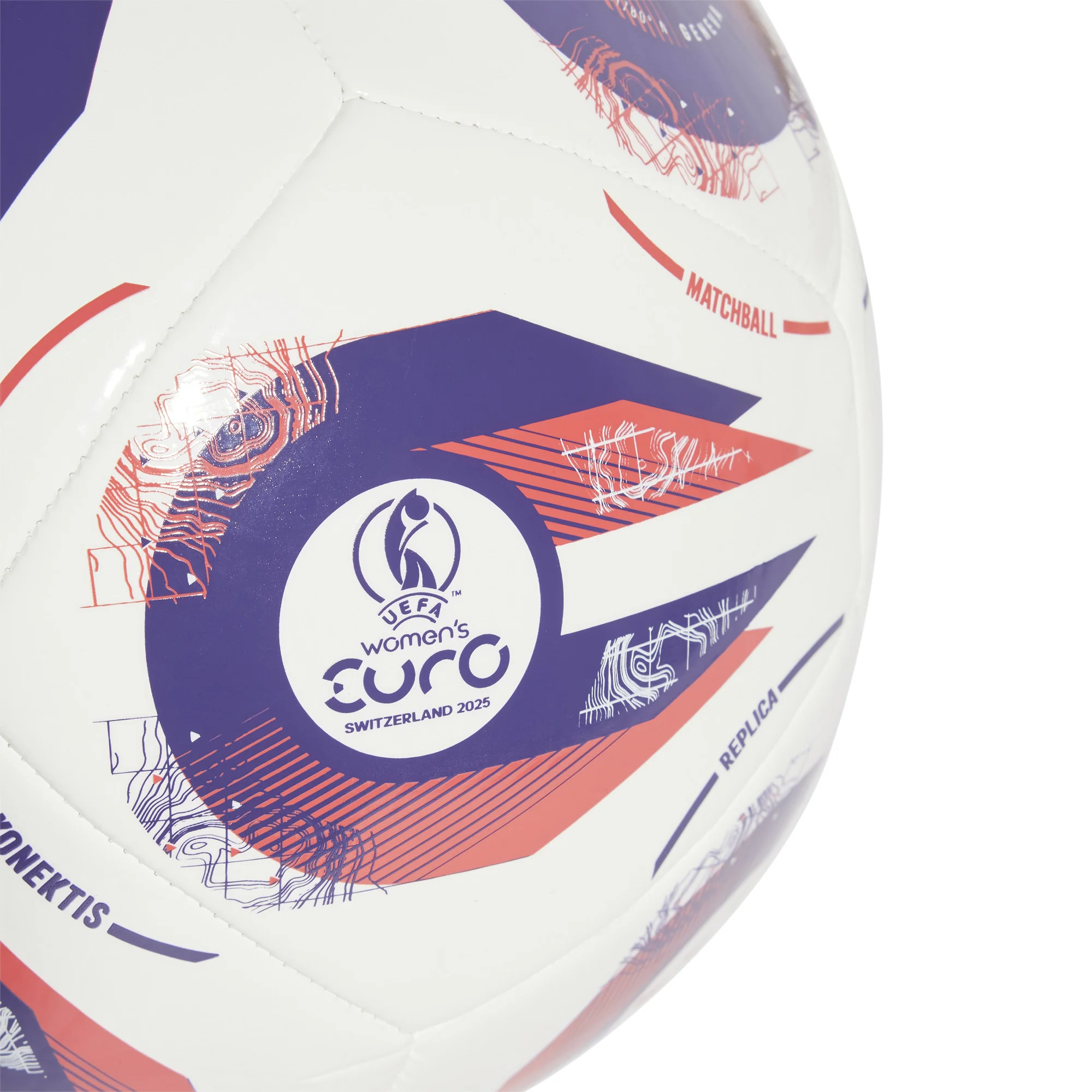 Konektis UEFA Women's EURO25 Club Soccer Ball - Image 2