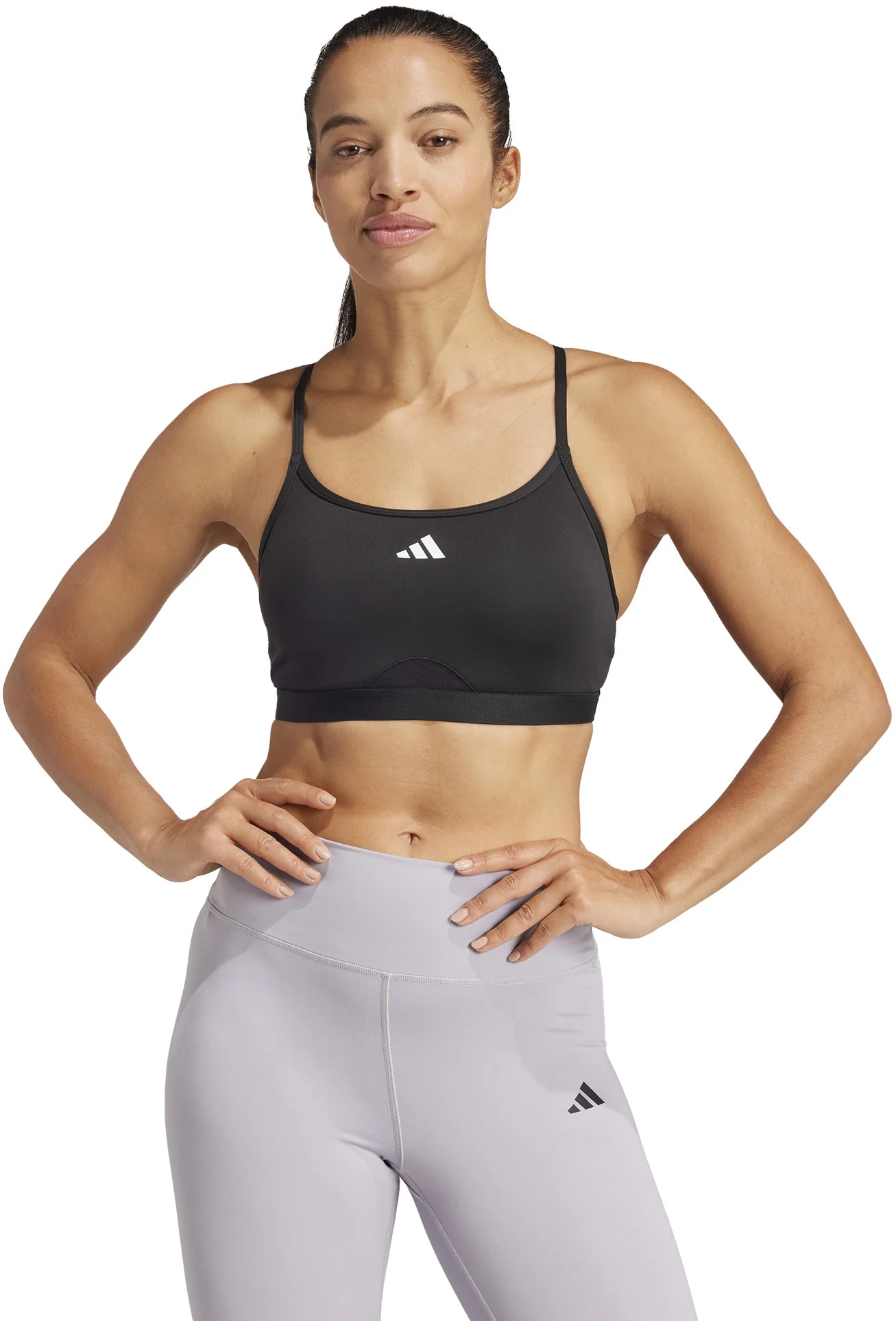 Women's Aeroreact Training 3-Stripes Sports Bra - Image 2