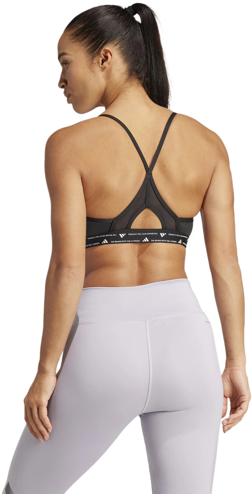 Women's Aeroreact Training 3-Stripes Sports Bra - Image 8