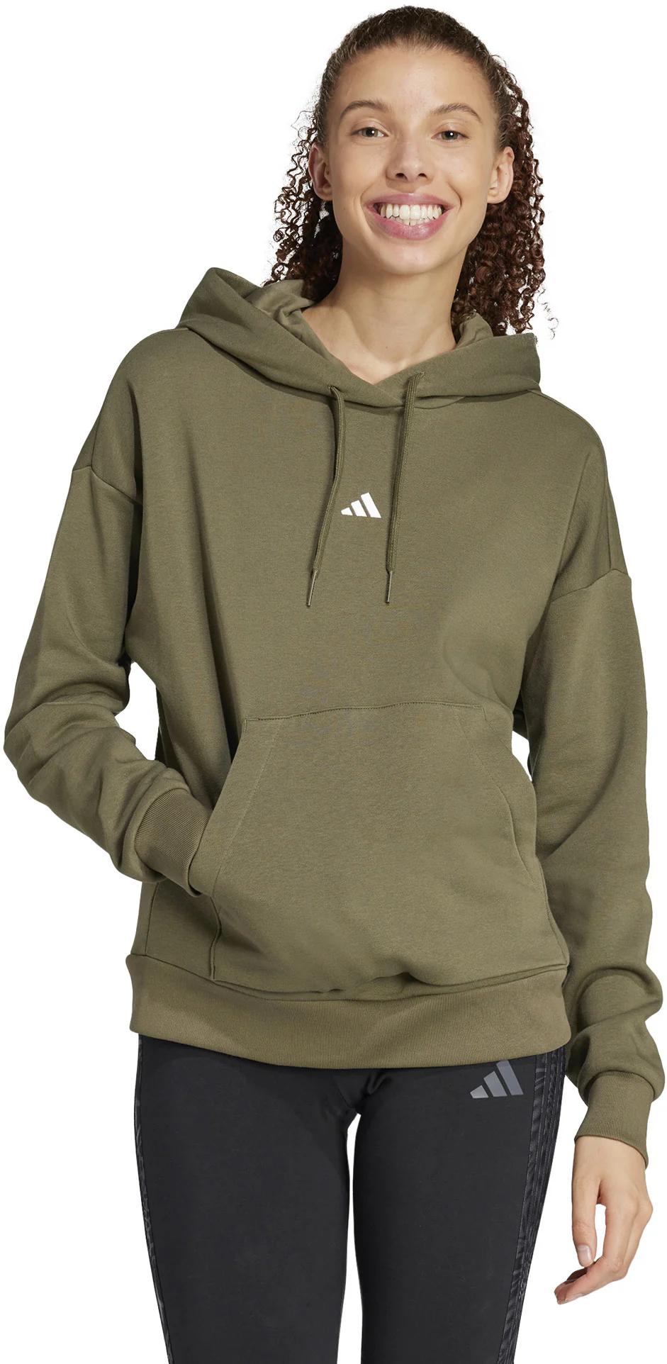 Women's Essentials Small Logo Feel Cozy Hoodie - Image 2