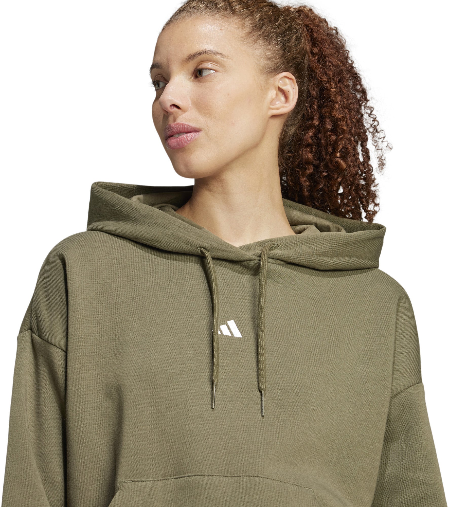 Women's Essentials Small Logo Feel Cozy Hoodie - Image 3