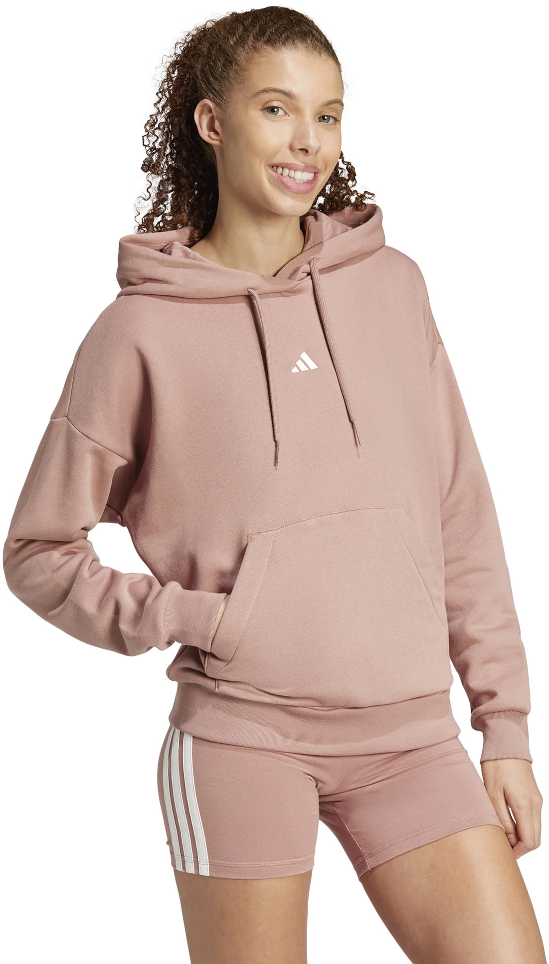 Women's Essentials Small Logo Feel Cozy Hoodie - Image 6