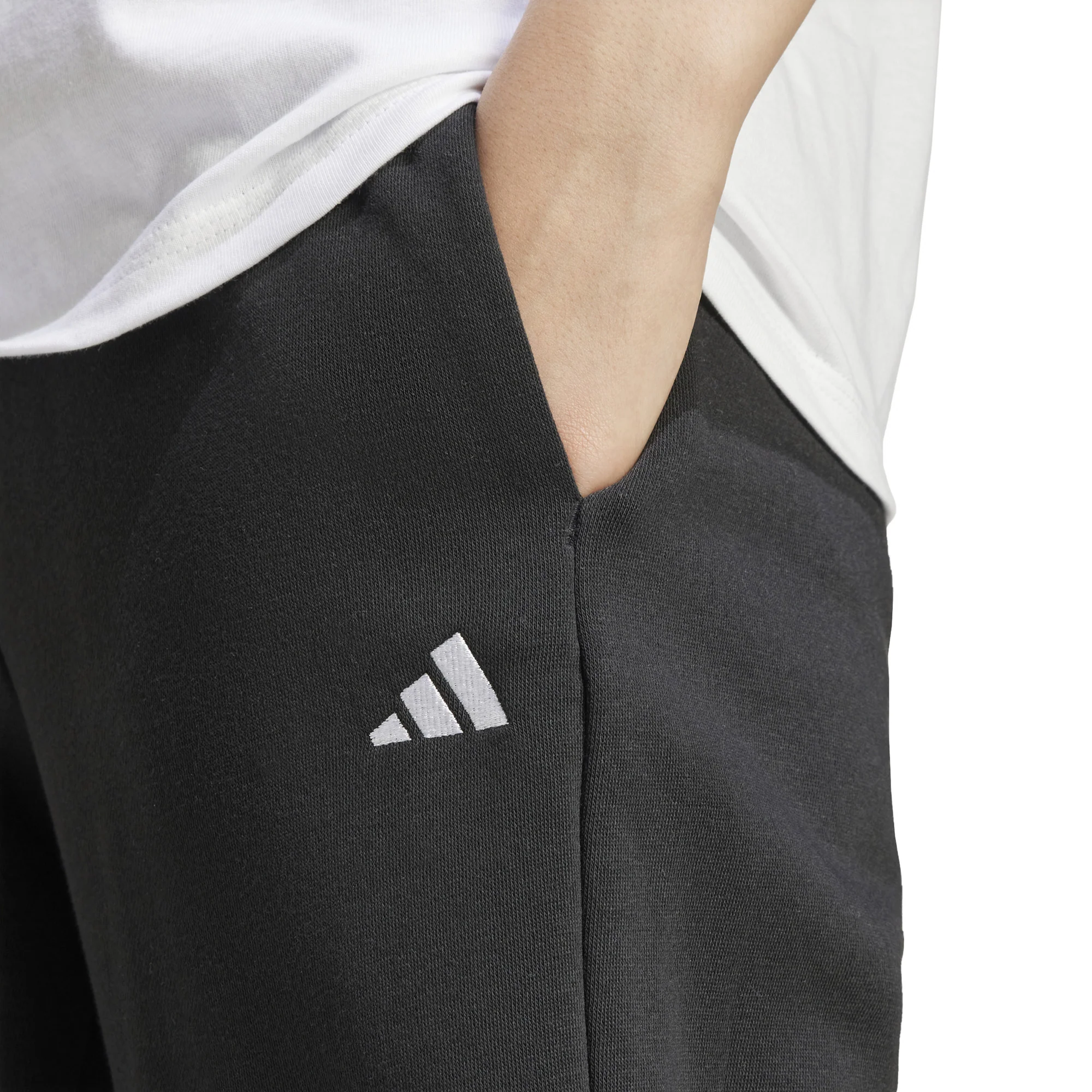 Women's Essentials Small Logo Feel Cozy Open-Hem Joggers - Image 3