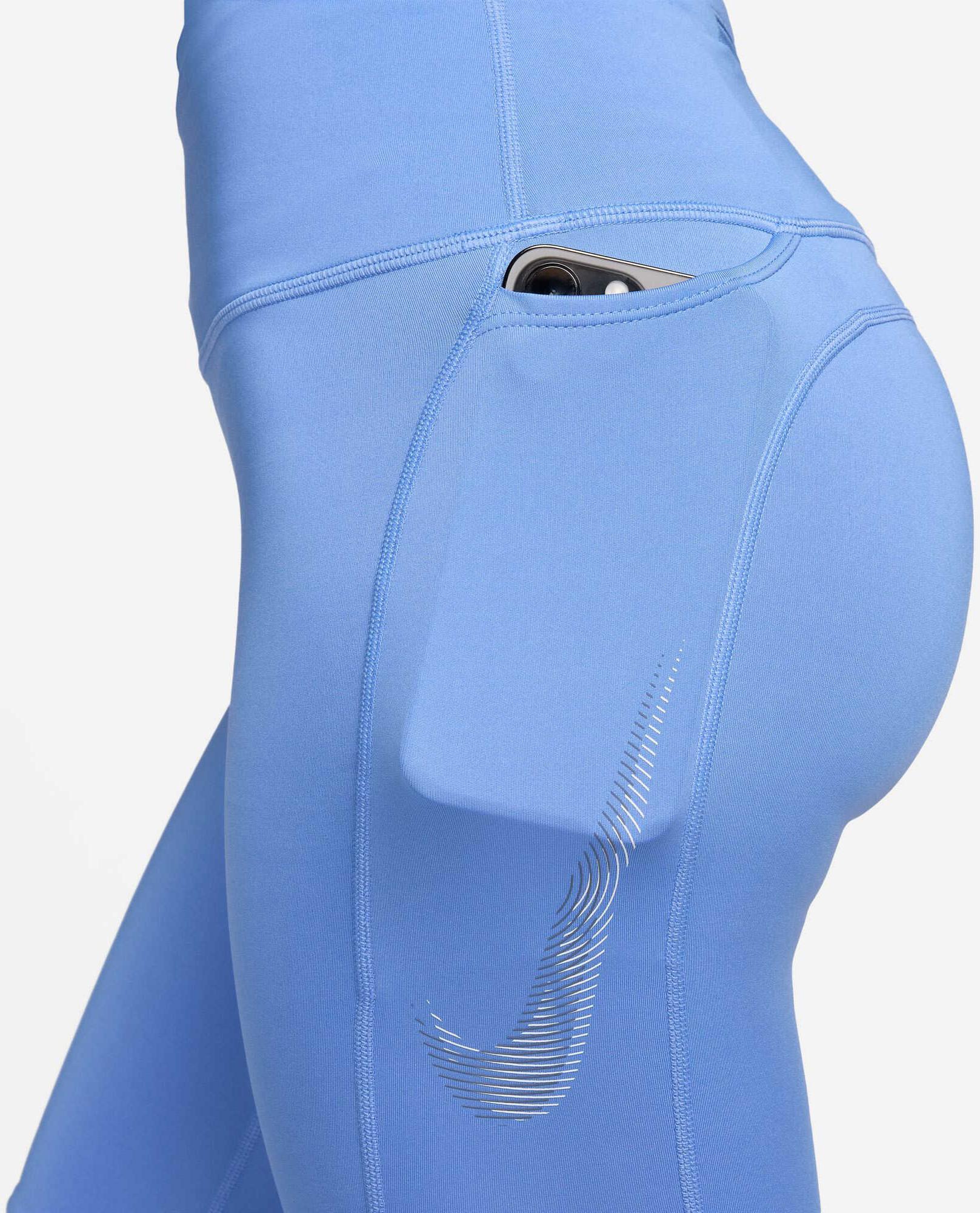 Women's Fast Swoosh Mid-Rise 7/8 Leggings - Image 3