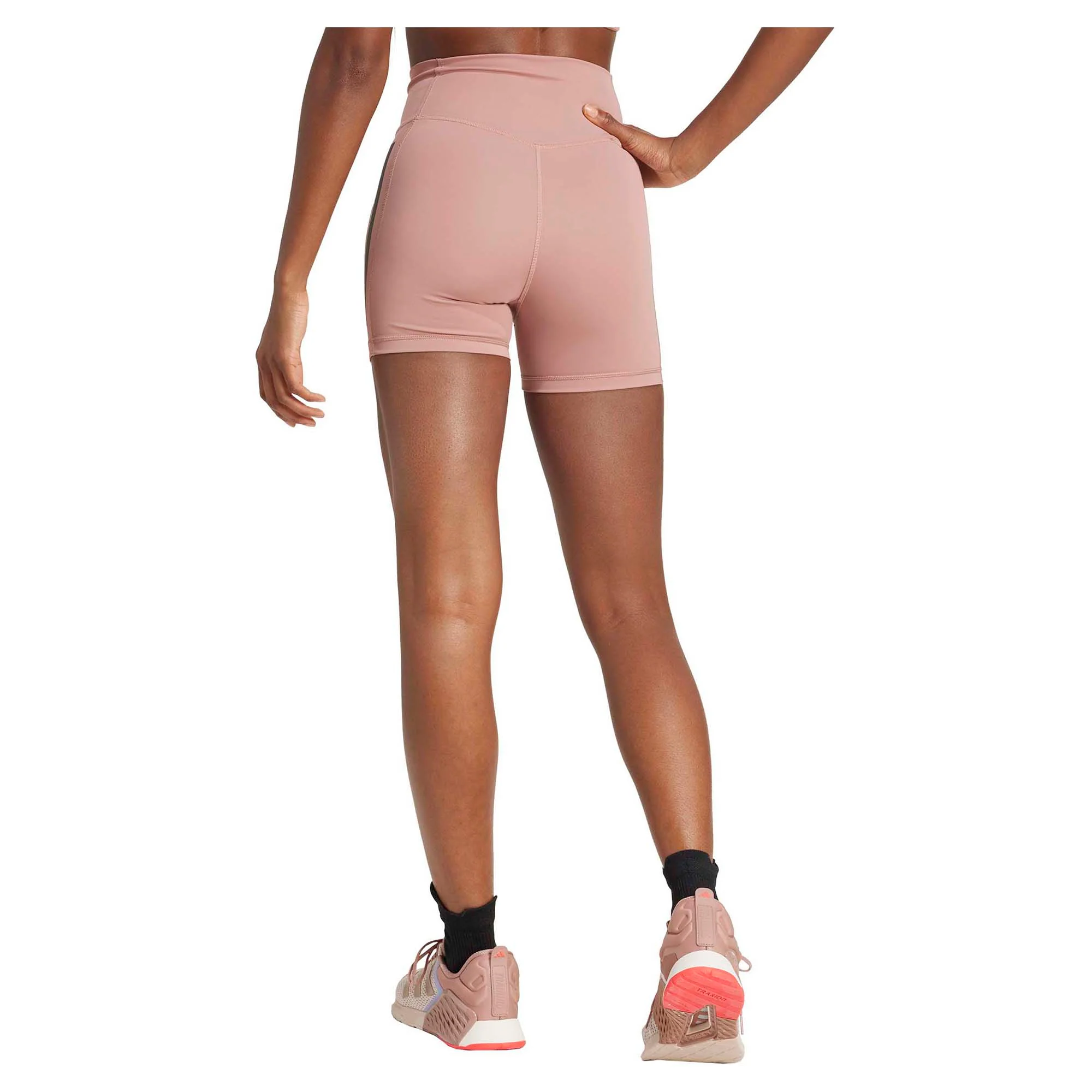 Women's Optime 3-Stripes 1/4 3 Inch Bike Shorts - Image 3