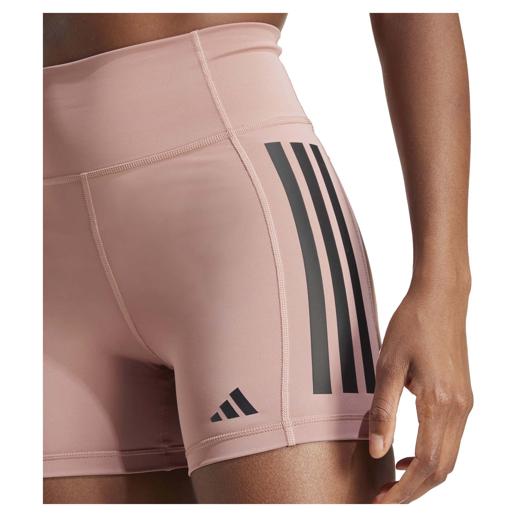 Women's Optime 3-Stripes 1/4 3 Inch Bike Shorts - Image 4