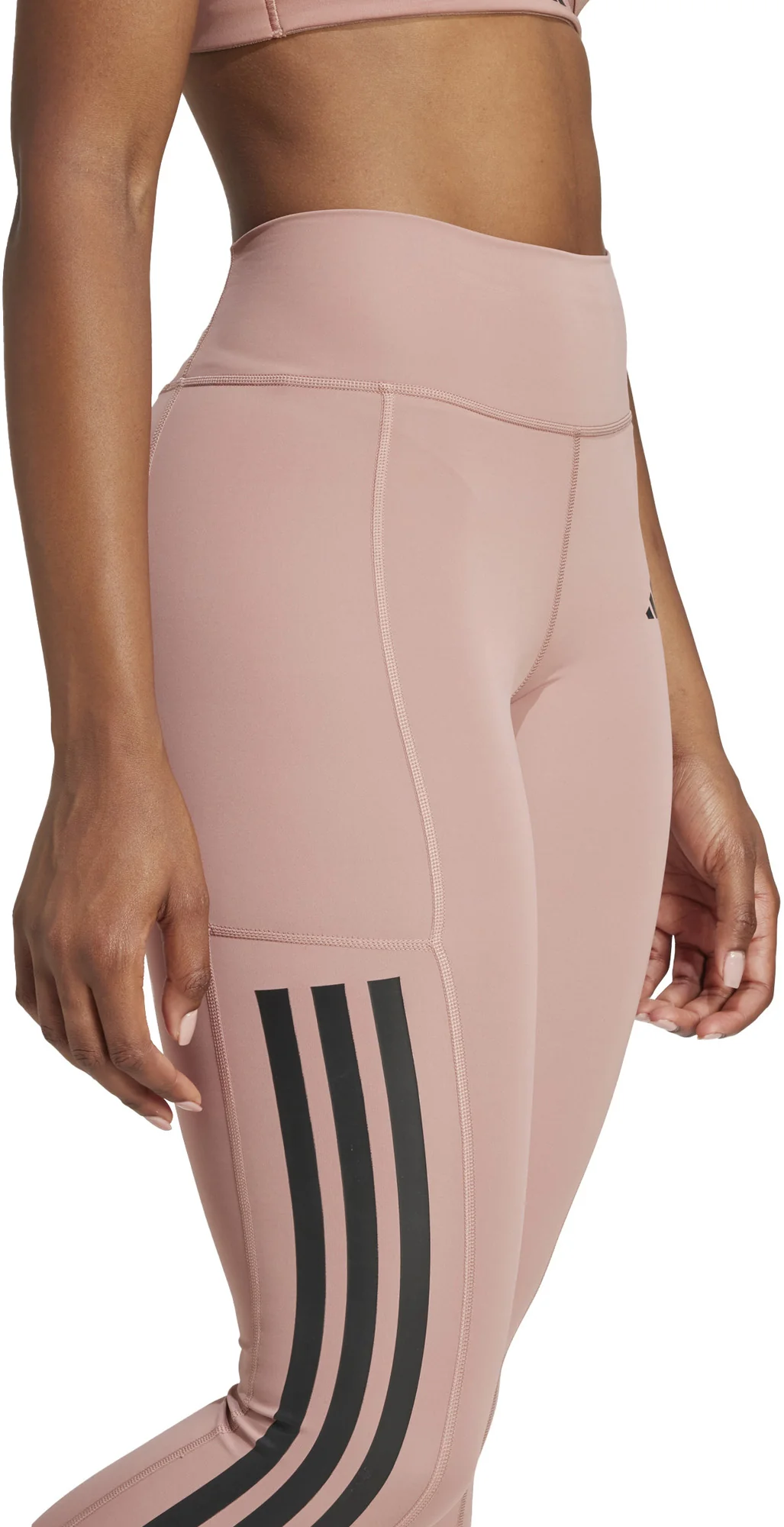Women's Optime 3-Stripes Full-Length Leggings - Image 5