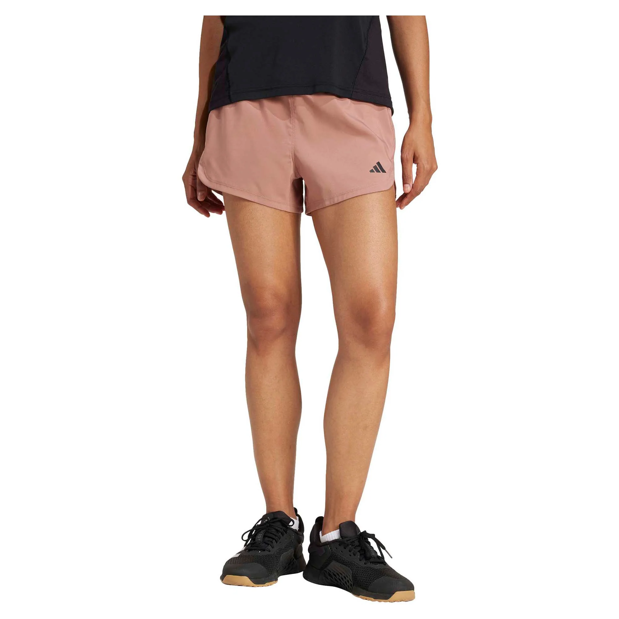 Women's Pacer Training 3-Stripes Woven High-Rise 3 Inch Shorts - Image 2