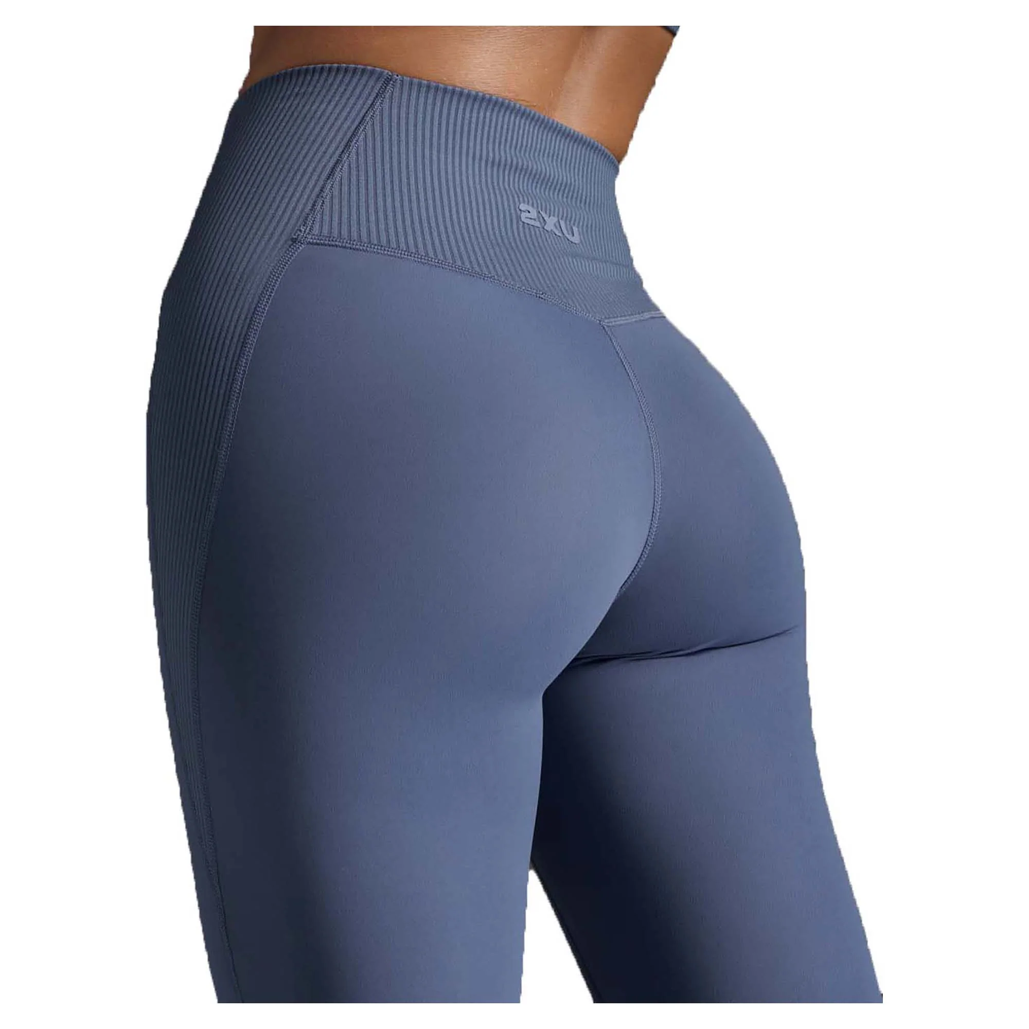 Women's Ribbed Hi-Rise Compression Tights - Image 4