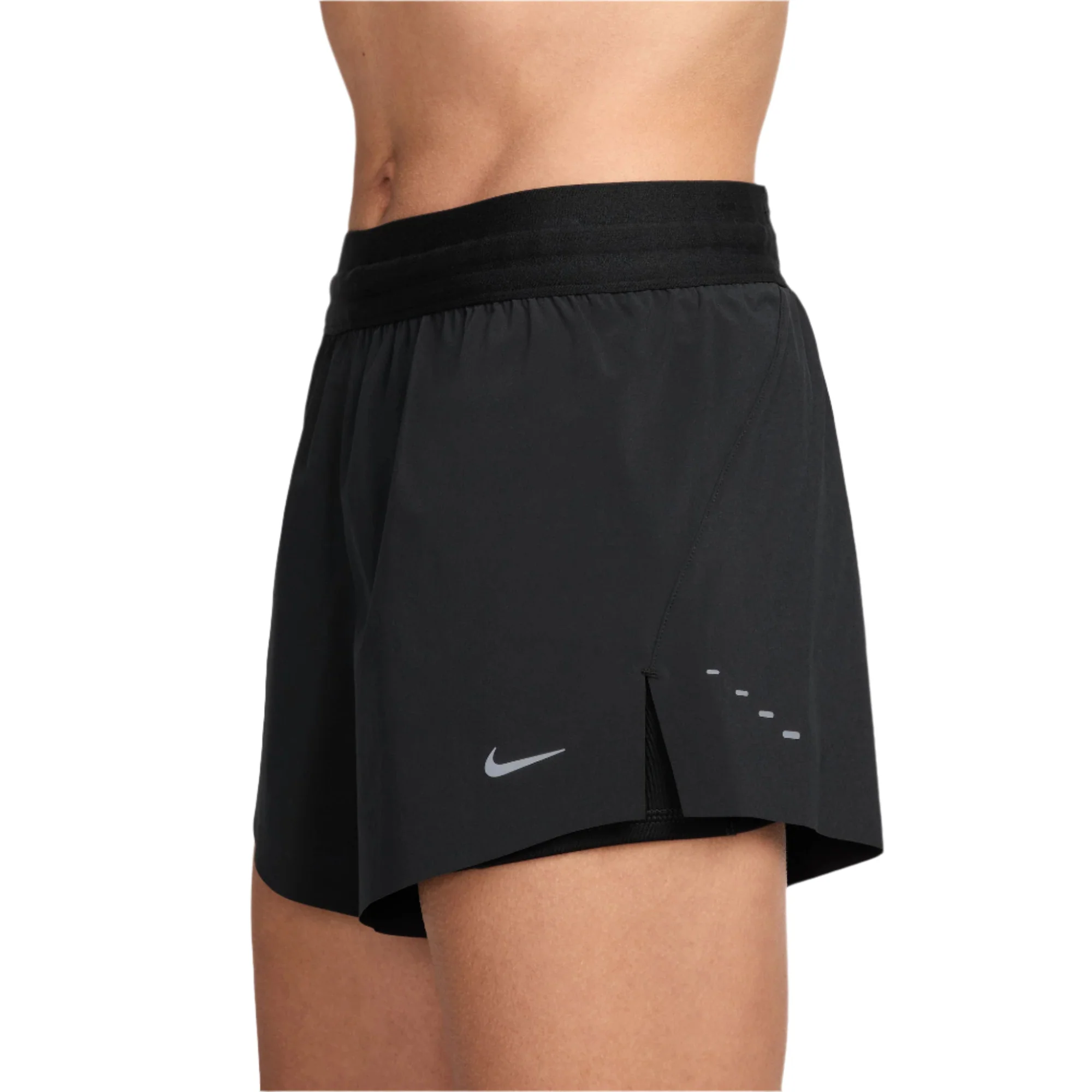 Women's Swift Dri-FIT Mid-Rise 2-in-1 Running Shorts - Image 2