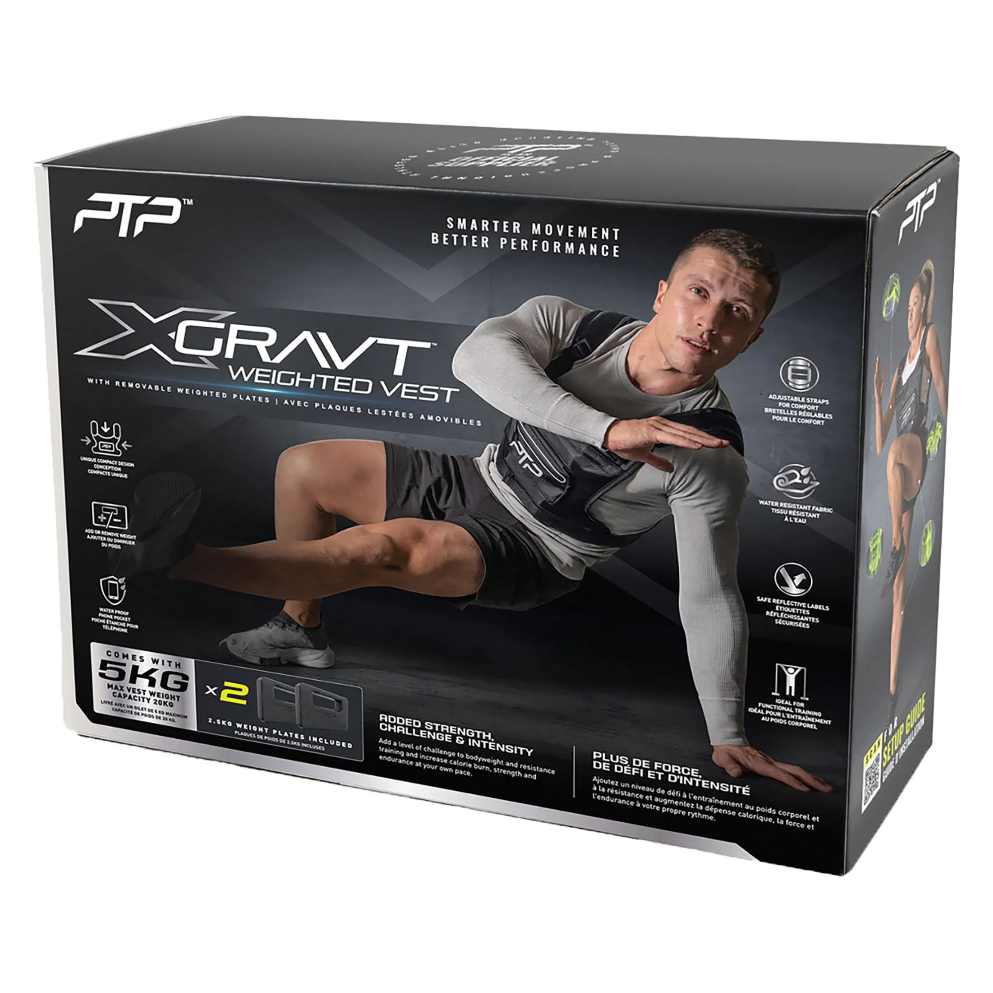 XGravity 5Kg Weighted Vest Combo - Image 6