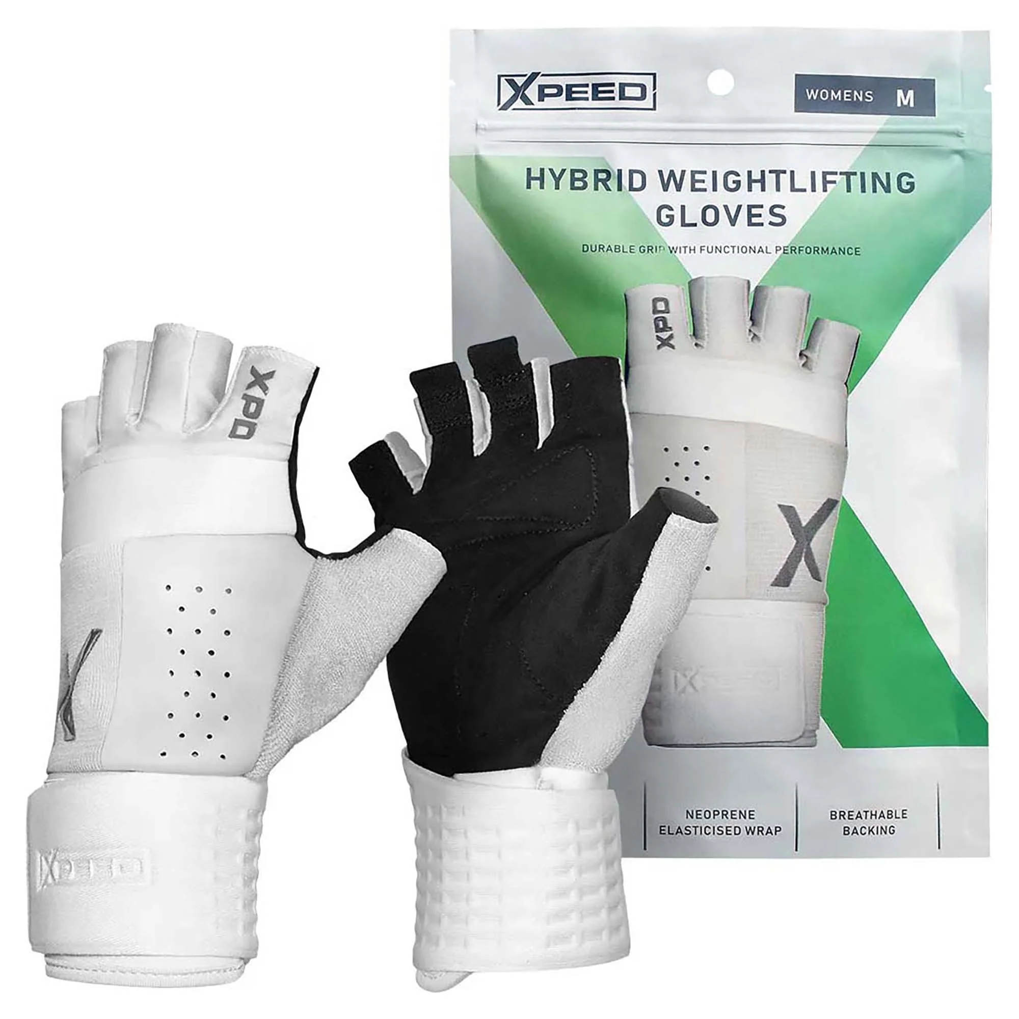 Women's Hybrid Weight Lifting Gloves