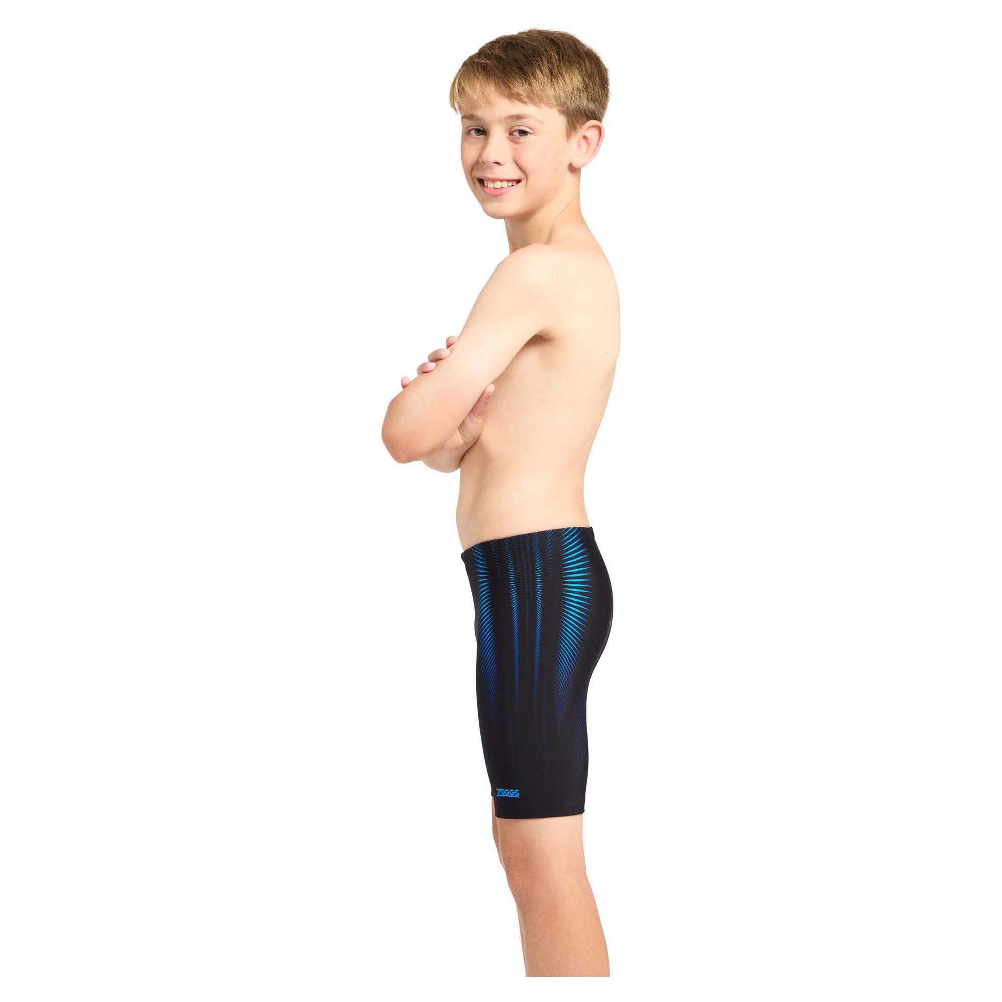 Boy's Extender Light Blue Mid Jammer Shorts - Image 3