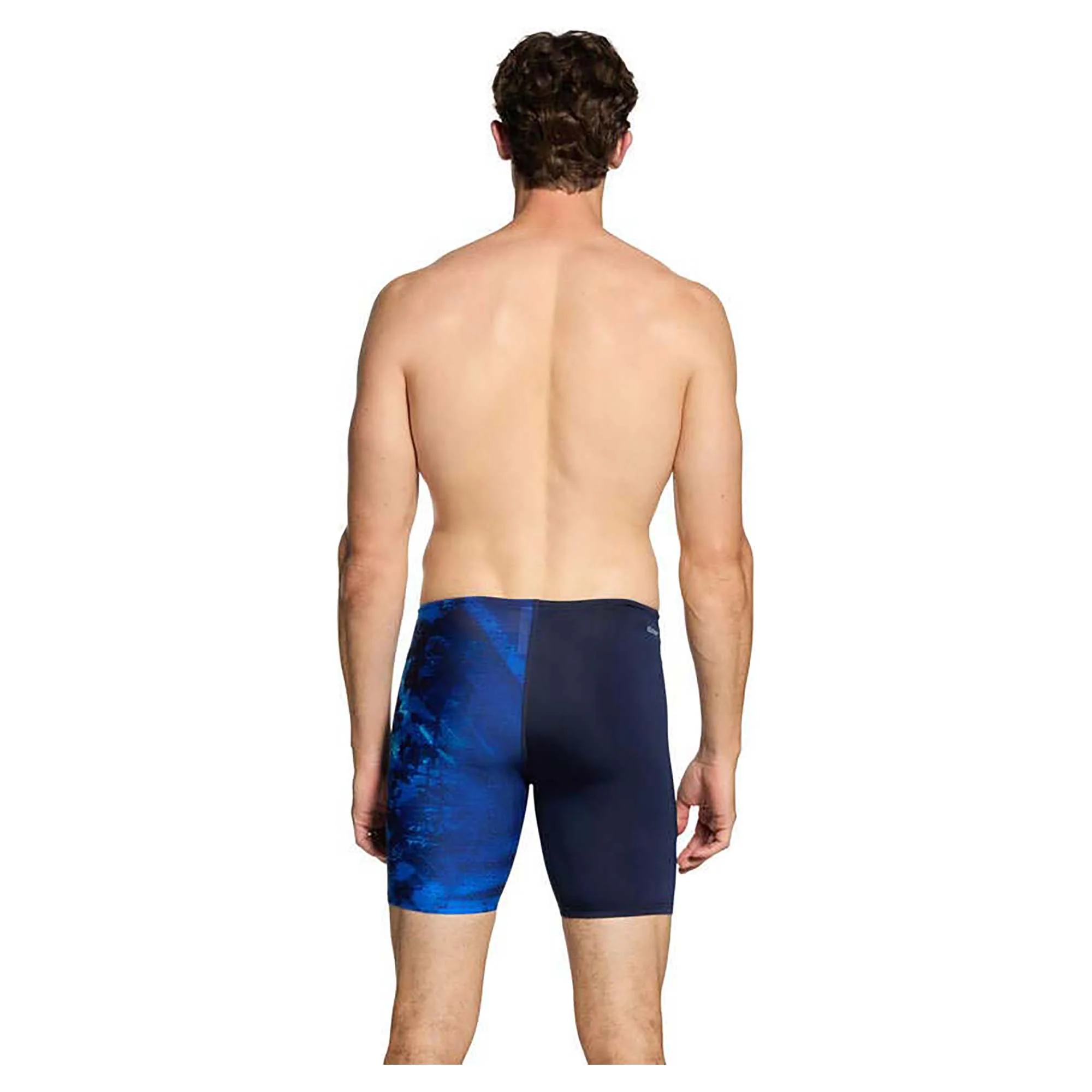 Men's Deep Blue Mid Jammer Swim Shorts - Image 2