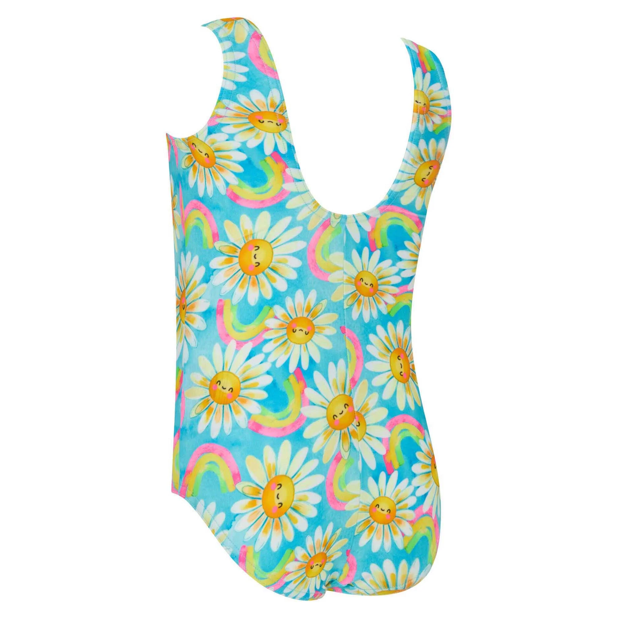 Girl's Daisy Scoopback One Piece Swimsuit - Image 2