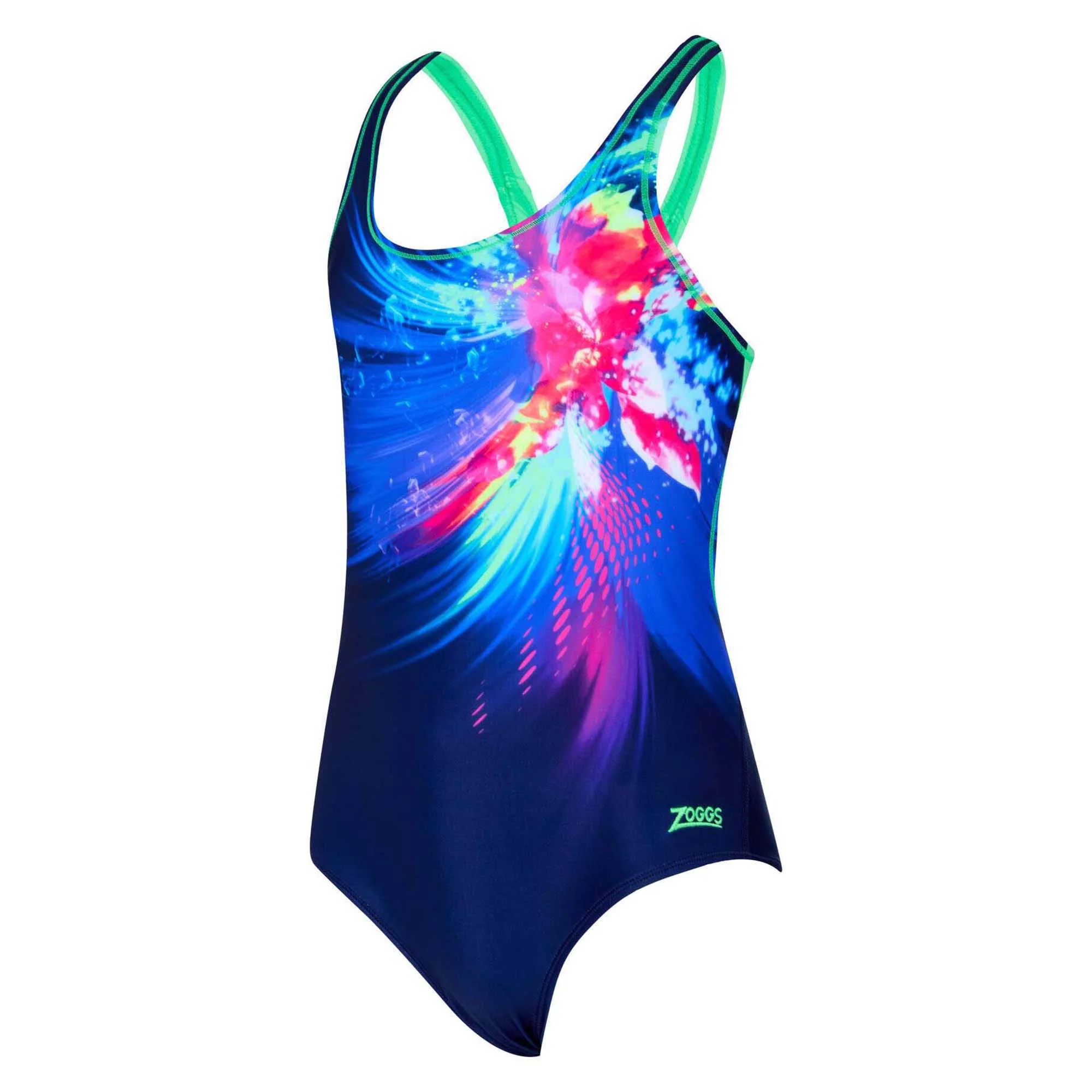 Girl's Flair Rowleeback One Piece Swimsuit - Image 3