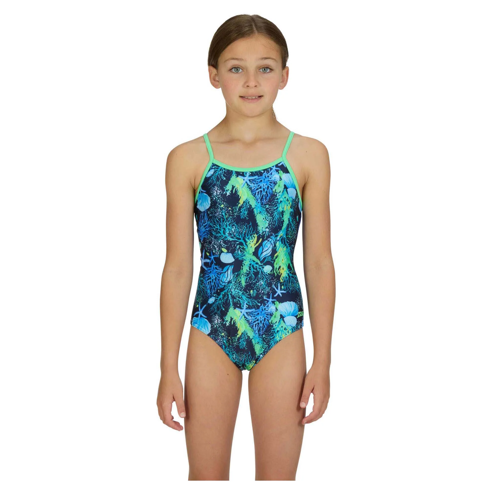 Girl's Seaside Yaroomba Floral One Piece Swimsuit