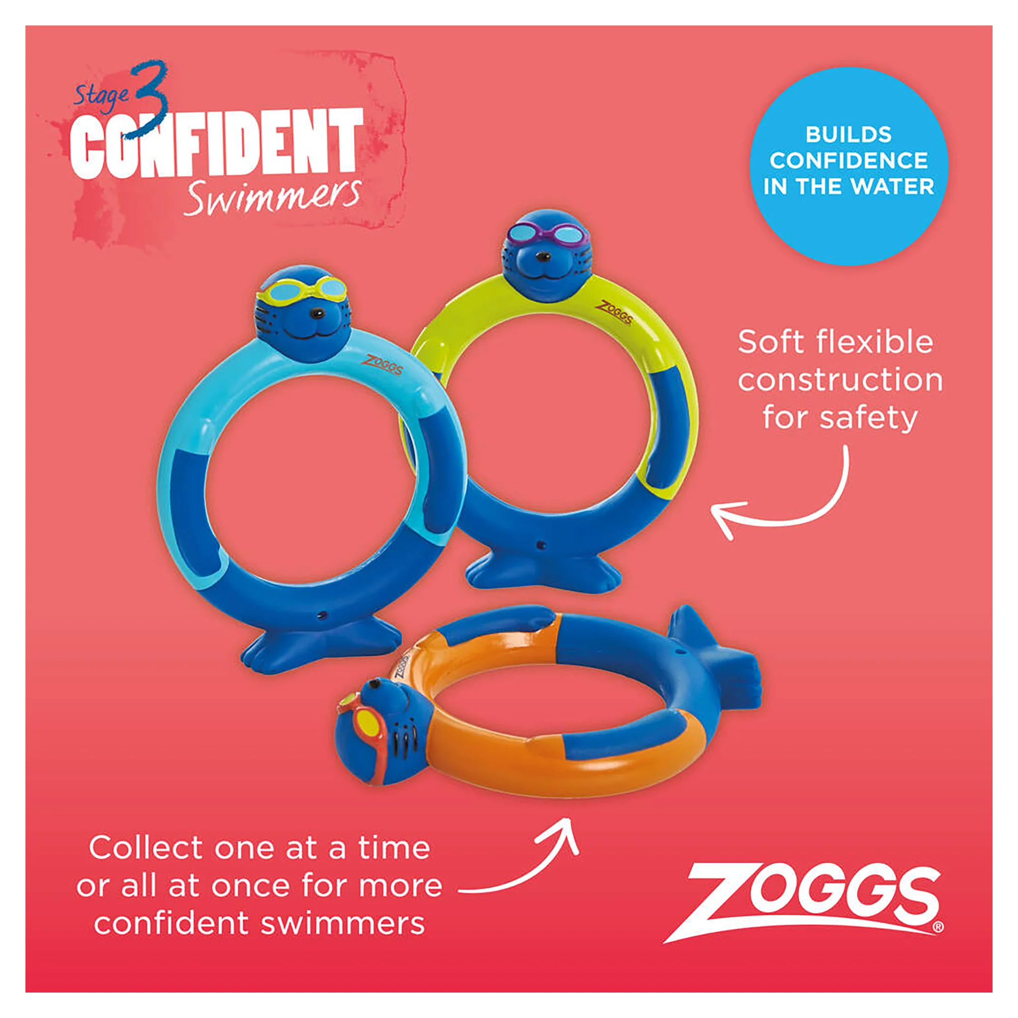 Zoggy Dive Rings (3 Pack) - Image 4