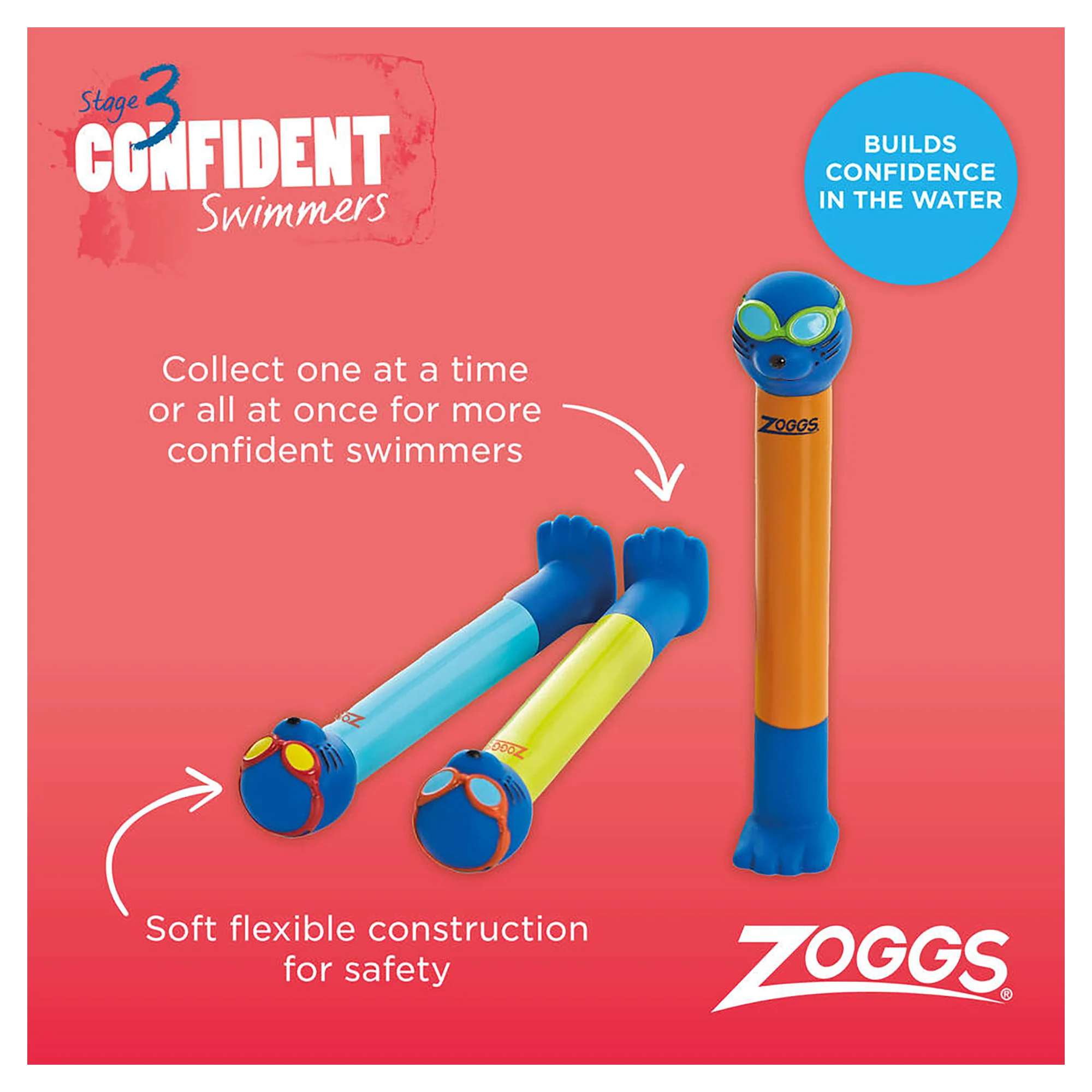 Zoggy Dive Stick (3 Pack) - Image 4
